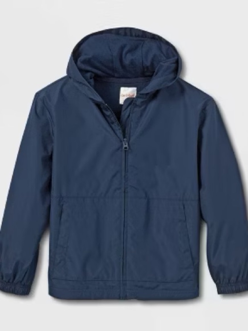 School Uniform Navy Blue Hooded Raincoat School Uniform - sz 8/10